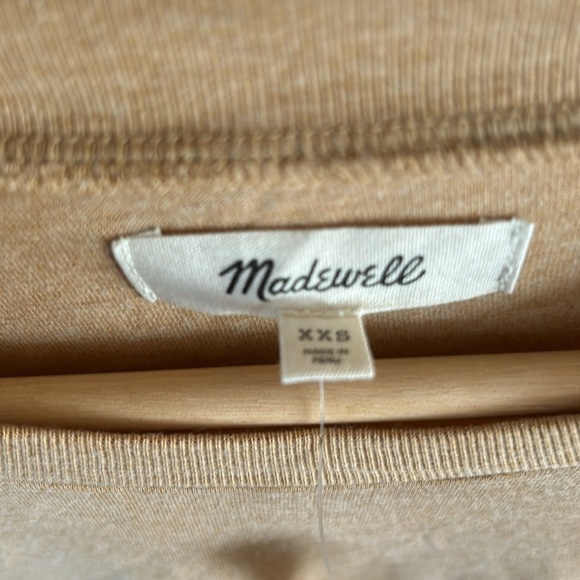NWT Madewell AVRINA Top in Toffee Color - Picture 6 of 13